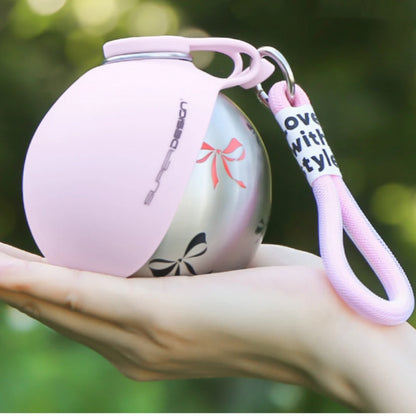 2-in-1 Portable Dog Water Bottle – Leak-Proof Travel Water Bottle for Small Dogs | Stainless Steel & Silicone Design 🐶💧