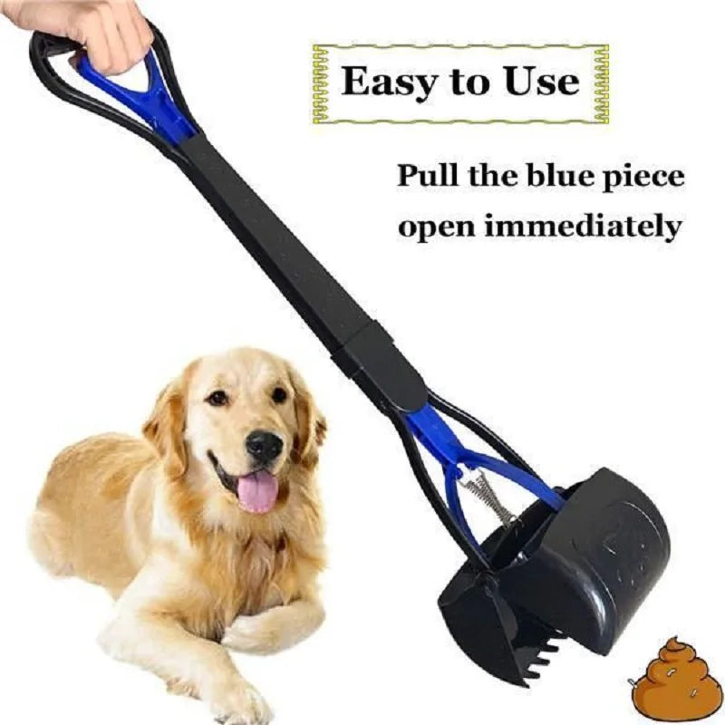 Heavy Duty Dog Pooper Scooper Long Handle Pet Waste Picker Tool