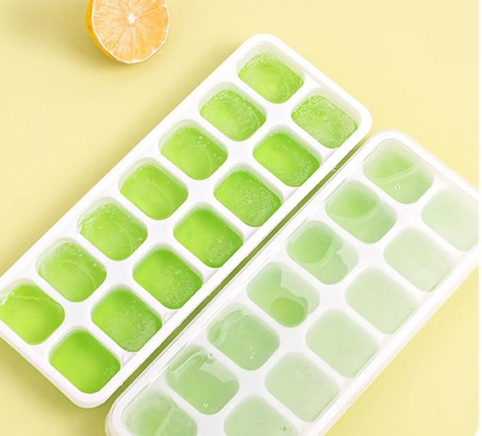 14 Grid Silicone Ice Cube Tray Square Ice Mold Bar Ice Maker Tray