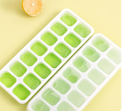 14 Grid Silicone Ice Cube Tray Square Ice Mold Bar Ice Maker Tray