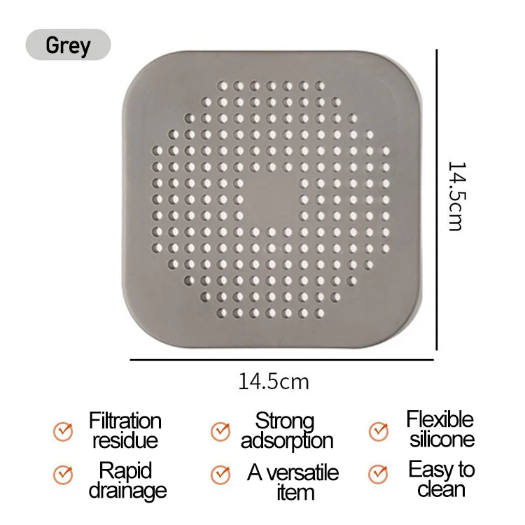 Shower Drain Hair Strainer Sink Filter Bathroom Kitchen Stopper