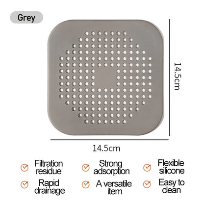 Shower Drain Hair Strainer Sink Filter Bathroom Kitchen Stopper