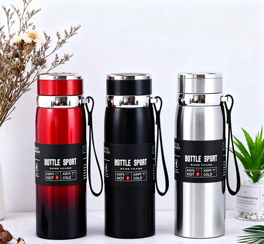 1L Stainless Steel Thermal Water Bottle Hot & Cold Vacuum Flask