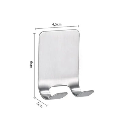 Stainless Steel Razor Holder Wall Mount Shaver Storage Hook