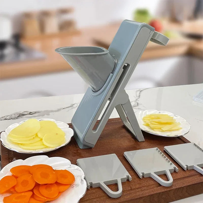 Safe Mandoline Vegetable Cutter Slicer With Storage Box Lid