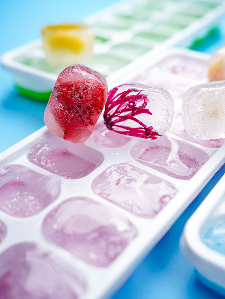 14 Grid Silicone Ice Cube Tray Square Ice Mold Bar Ice Maker Tray
