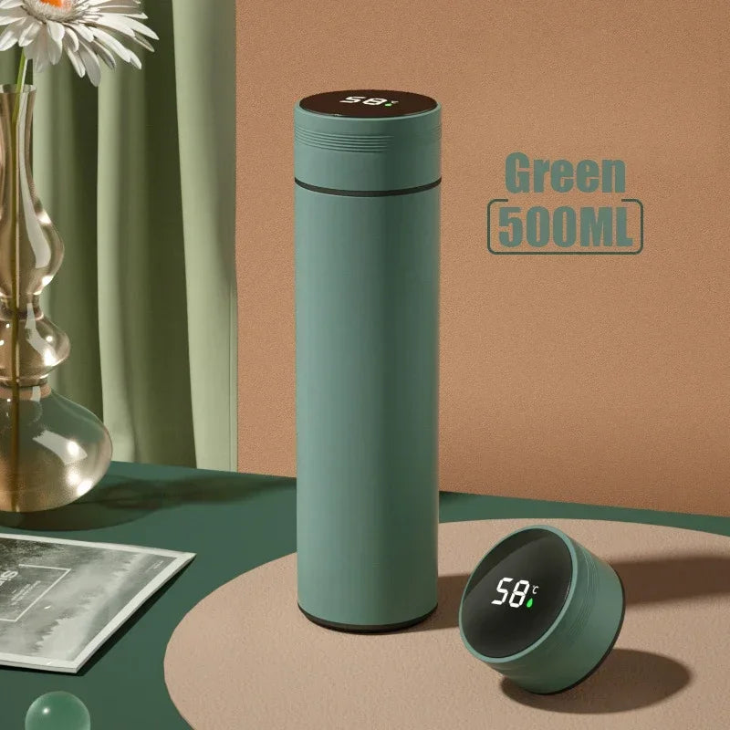500ML Smart Temperature Display Stainless Steel Thermos Bottle
