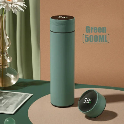 500ML Smart Temperature Display Stainless Steel Thermos Bottle
