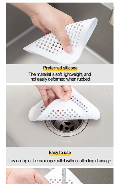 Shower Drain Hair Strainer Sink Filter Bathroom Kitchen Stopper
