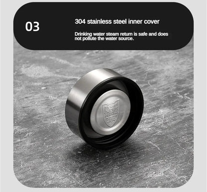 Stainless Steel Thermos Bottle LED Temperature Display 500ML-1L