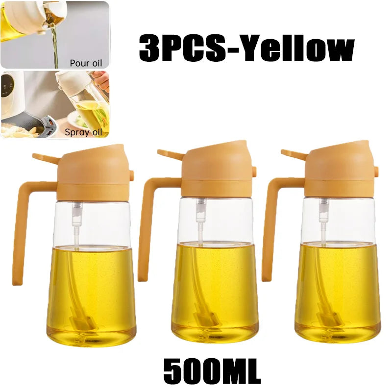 200/300/500ML Oil Spray Bottle BBQ Cooking Olive Oil Sprayer Tool