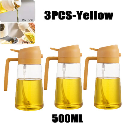 200/300/500ML Oil Spray Bottle BBQ Cooking Olive Oil Sprayer Tool