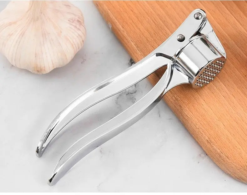 Heavy Duty Garlic Press Stainless Steel Manual Garlic Crusher Tool