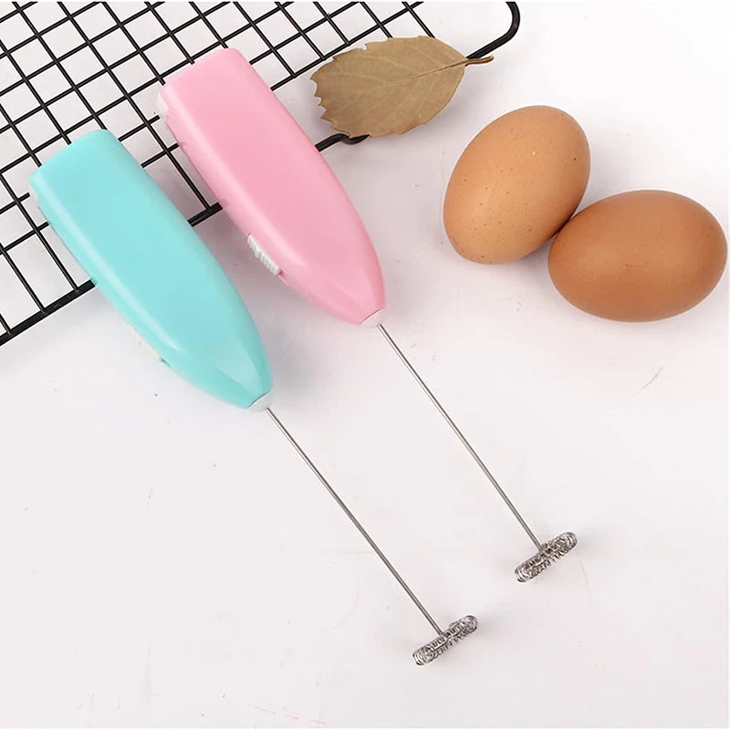 Handheld Electric Milk Frother Mini Coffee Mixer Egg Beater Tool