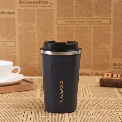 380/510ML Stainless Steel Thermo Travel Mug Leakproof Coffee Cup