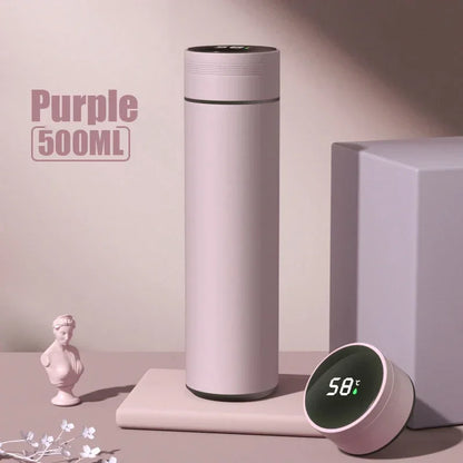 500ML Smart Temperature Display Stainless Steel Thermos Bottle