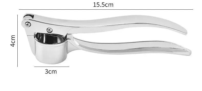 Heavy Duty Garlic Press Stainless Steel Manual Garlic Crusher Tool