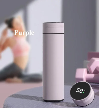 500ML Smart Temperature Display Stainless Steel Thermos Bottle