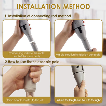 10-in-1 Electric Cleaning Brush Multifunction Bathroom Scrubber