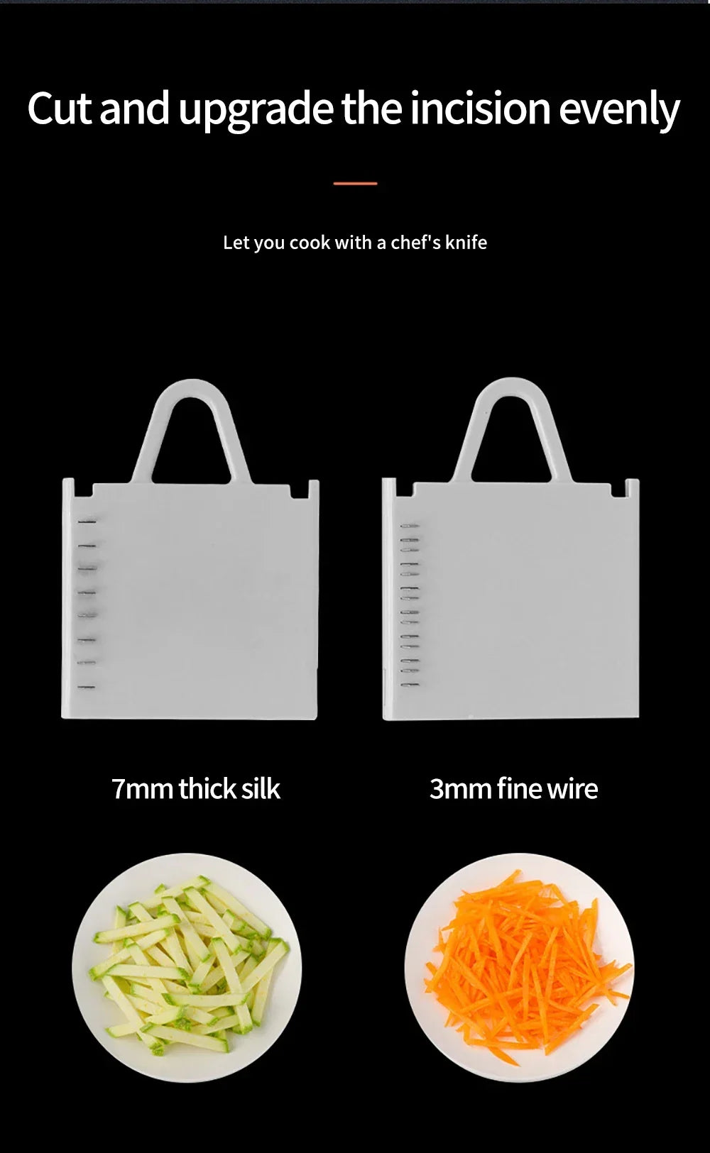 Safe Mandoline Vegetable Cutter Slicer With Storage Box Lid