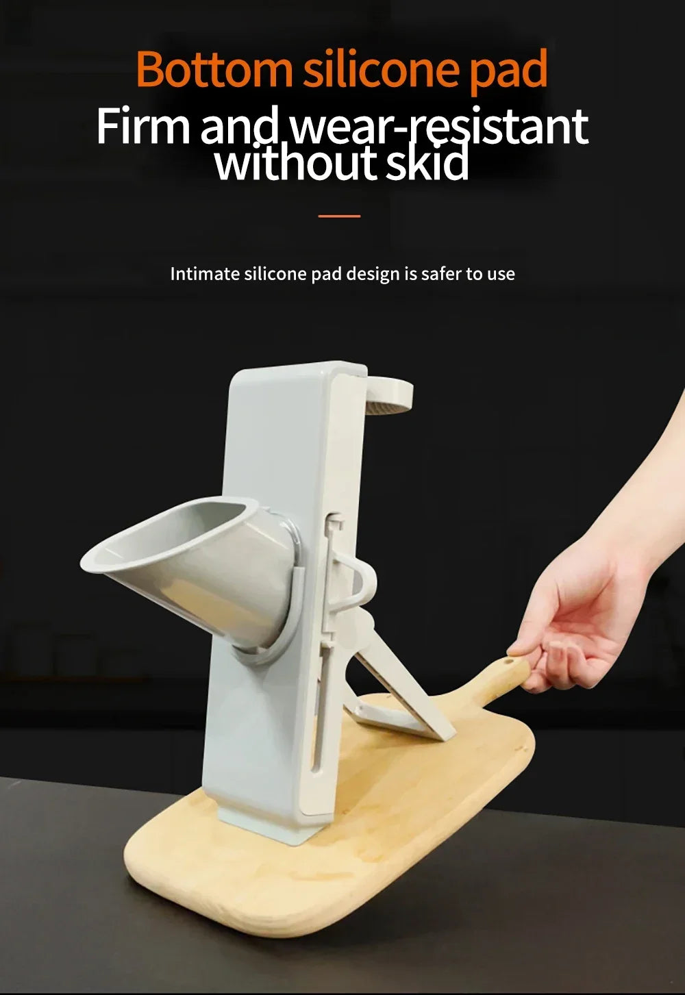 Safe Mandoline Vegetable Cutter Slicer With Storage Box Lid
