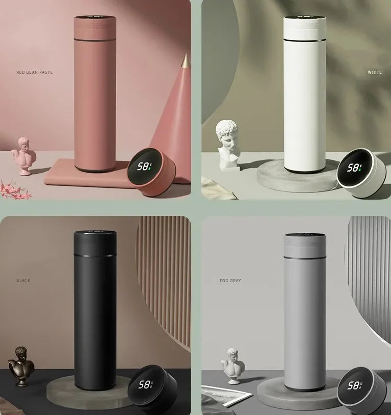 500ML Smart Temperature Display Stainless Steel Thermos Bottle
