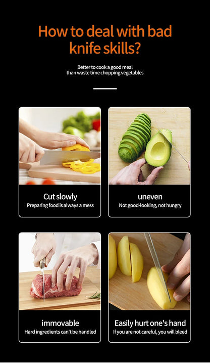 Safe Mandoline Vegetable Cutter Slicer With Storage Box Lid
