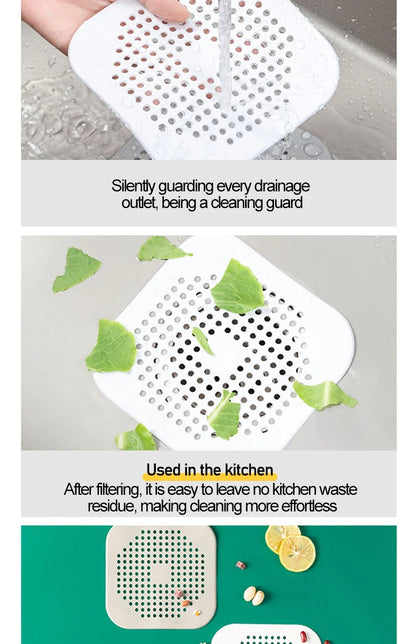 Shower Drain Hair Strainer Sink Filter Bathroom Kitchen Stopper
