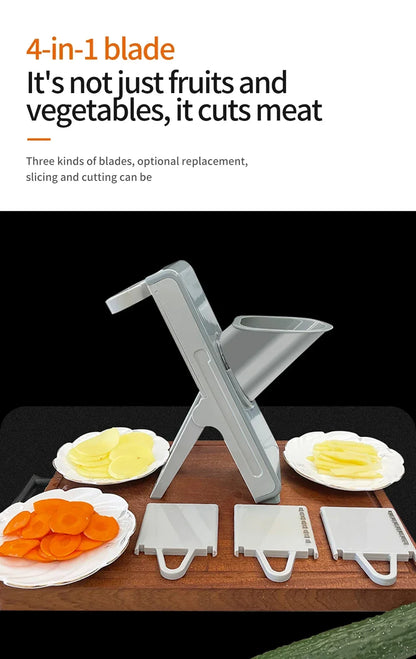 Safe Mandoline Vegetable Cutter Slicer With Storage Box Lid