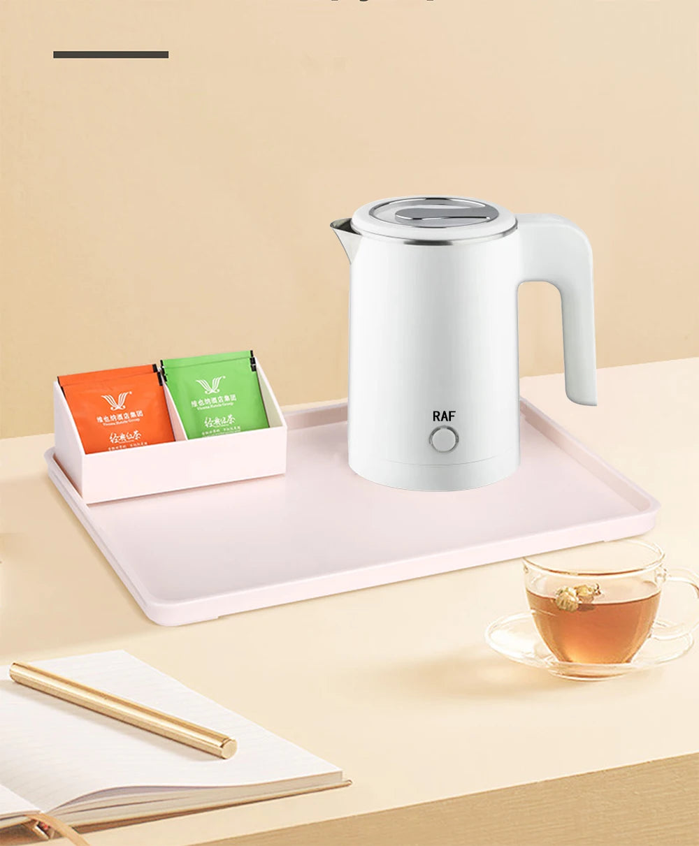 0.8L Travel Electric Kettle Portable Stainless Steel Water Boiler