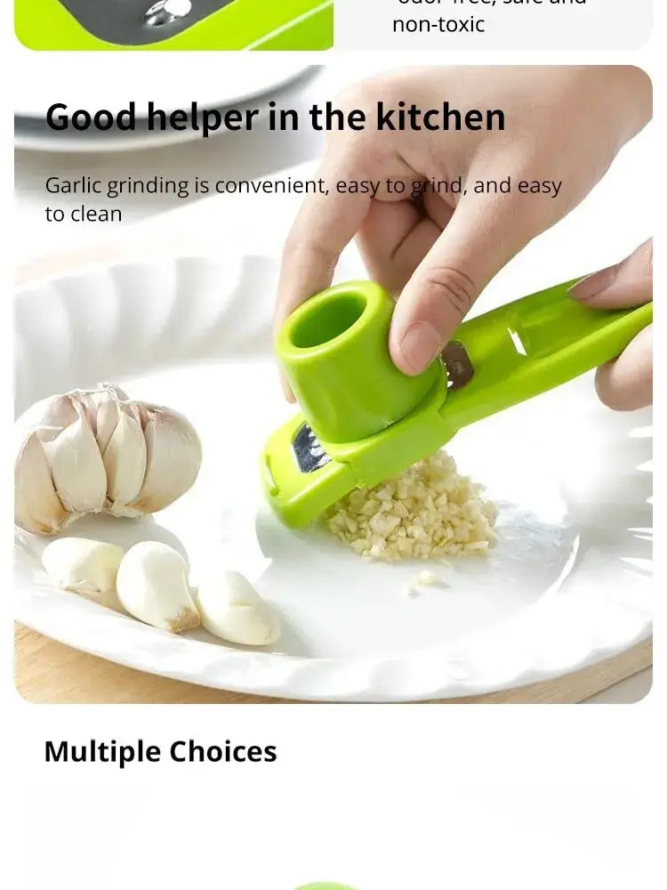 Mini Manual Garlic Grinder Crusher Kitchen Garlic Mashing Tool