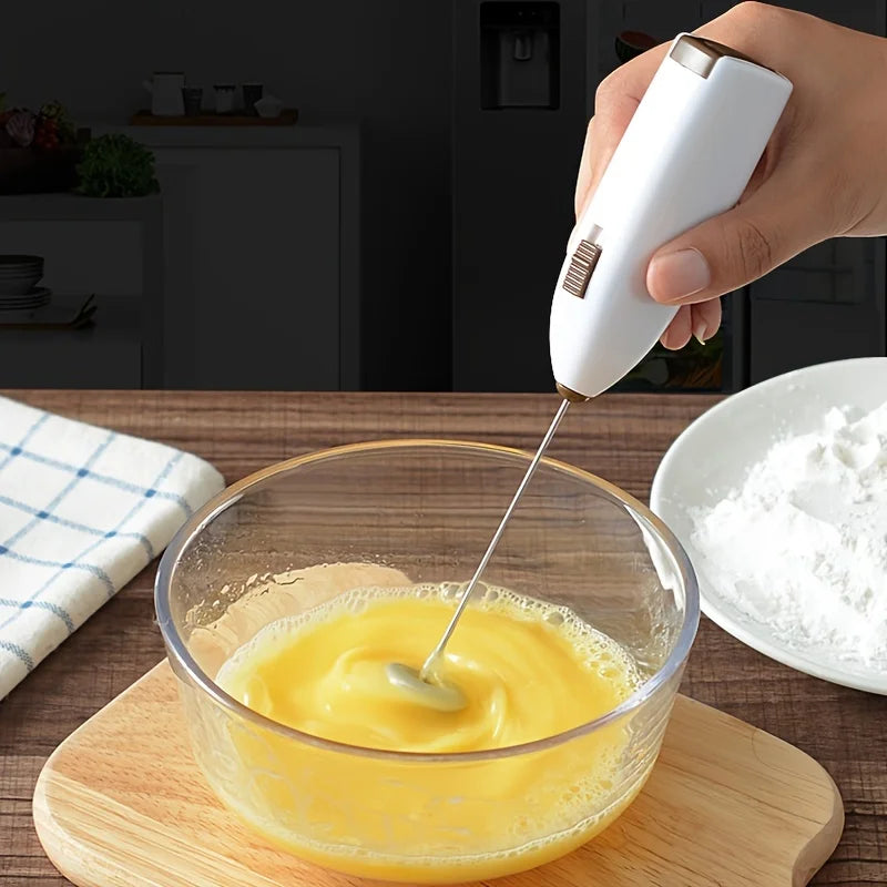 Handheld Electric Milk Frother Mini Coffee Mixer Egg Beater Tool