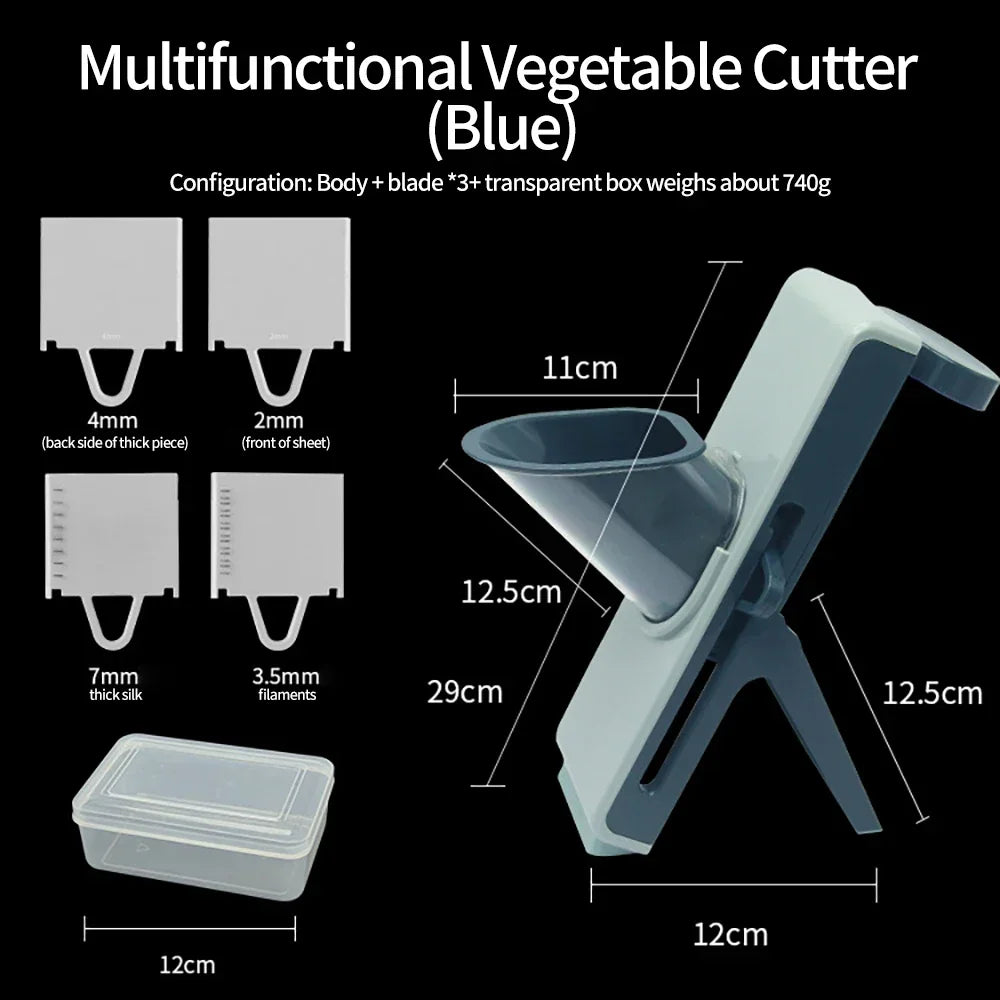 Safe Mandoline Vegetable Cutter Slicer With Storage Box Lid