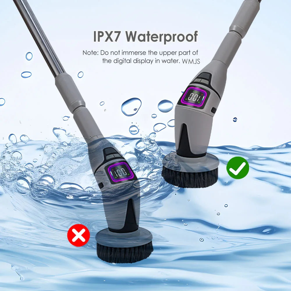 Pool cleaning robot with IPX7 waterproof feature in water