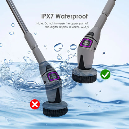 Pool cleaning robot with IPX7 waterproof feature in water