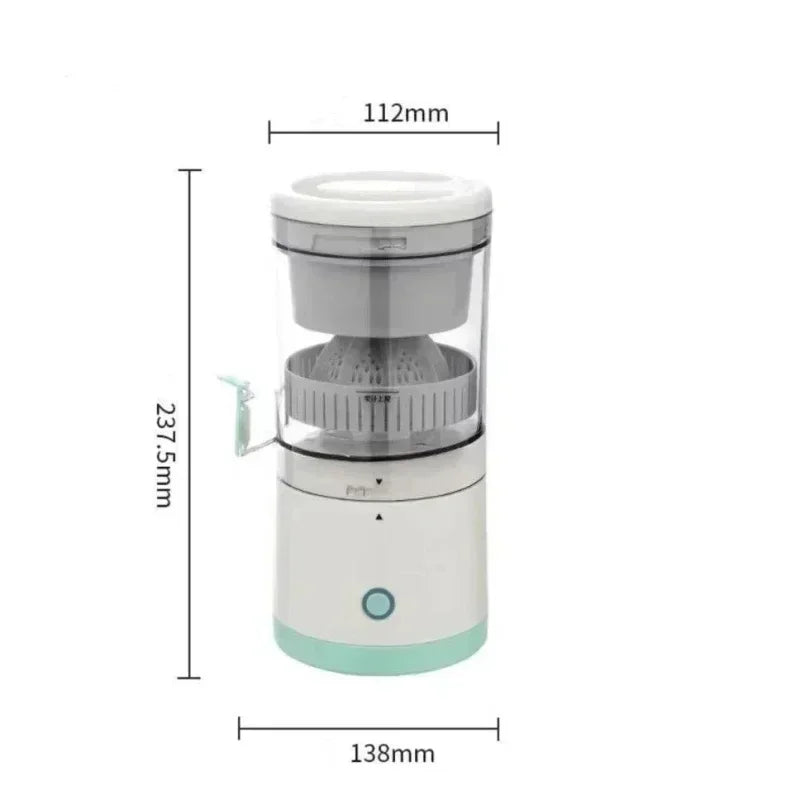 HOMEFISH Electric Juicer USB Rechargeable Citrus Juice Blender