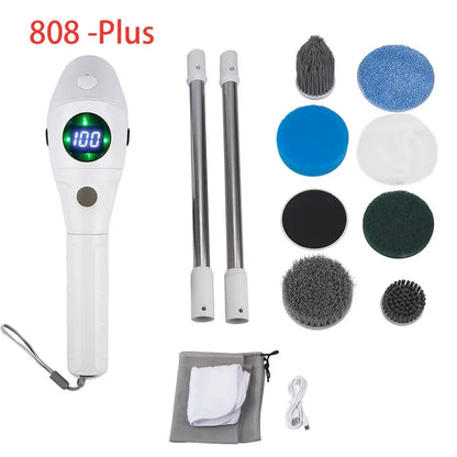 10-in-1 Electric Cleaning Brush Multifunction Bathroom Scrubber
