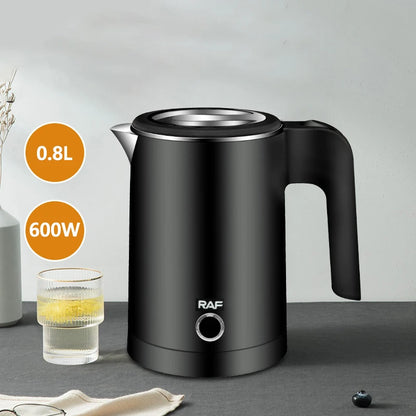 0.8L Travel Electric Kettle Portable Stainless Steel Water Boiler
