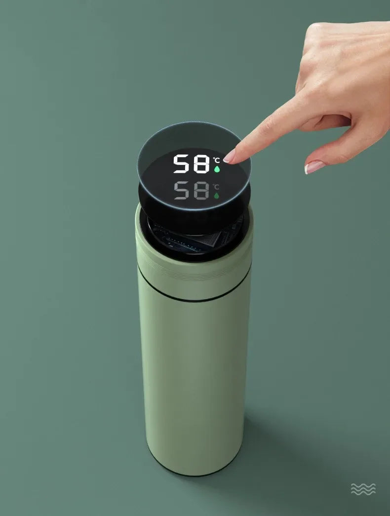 500ML Smart Temperature Display Stainless Steel Thermos Bottle