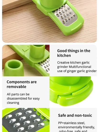 Mini Manual Garlic Grinder Crusher Kitchen Garlic Mashing Tool