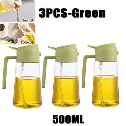 200/300/500ML Oil Spray Bottle BBQ Cooking Olive Oil Sprayer Tool