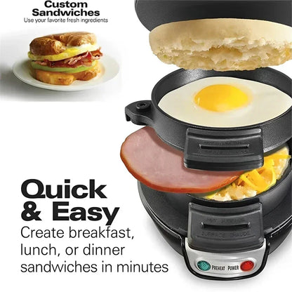 Multifunctional Breakfast Maker | Mini Burger & Sandwich Machine | 110V/220V Electric Cooker