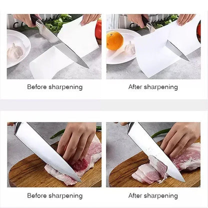 3-Stage Knife Sharpener Stainless Steel Kitchen Knife Sharpening Tool