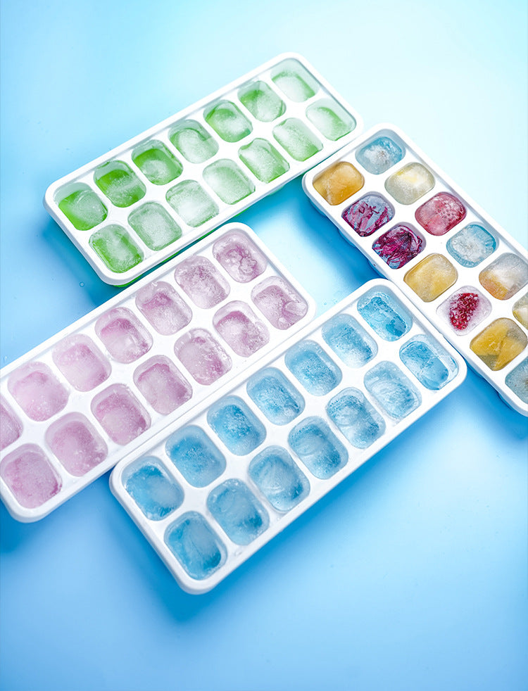 14 Grid Silicone Ice Cube Tray Square Ice Mold Bar Ice Maker Tray
