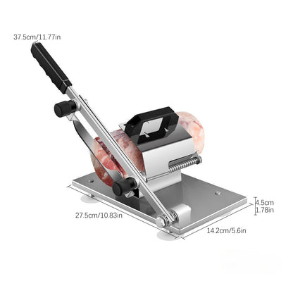 Portable Frozen Meat Slicing Knife Stainless Steel Food Cutter