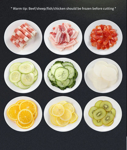 Safe Mandoline Vegetable Cutter Slicer With Storage Box Lid