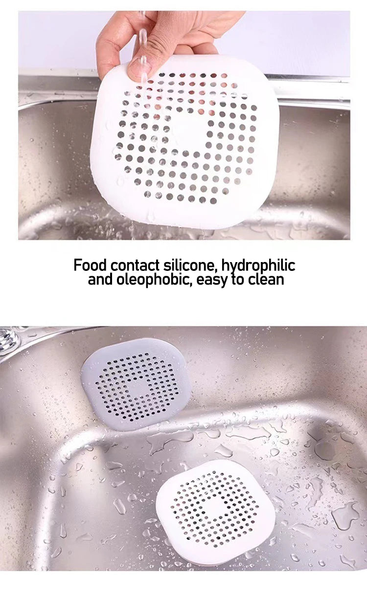 Shower Drain Hair Strainer Sink Filter Bathroom Kitchen Stopper